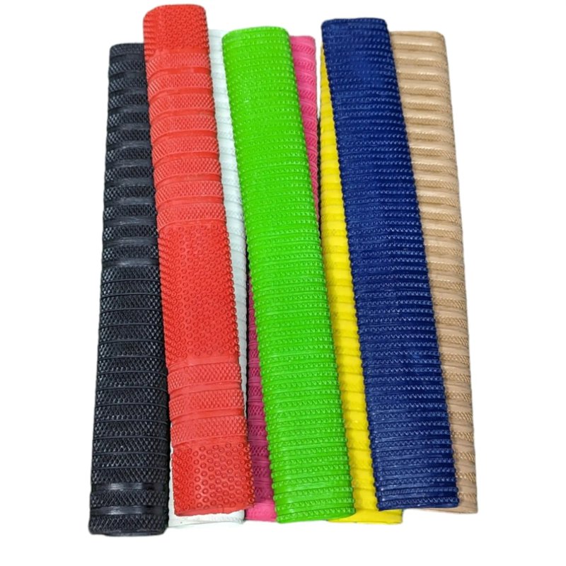 Cricket Bat Grips Pack of 4 - Multi-Color Rubber Replacement Accessories