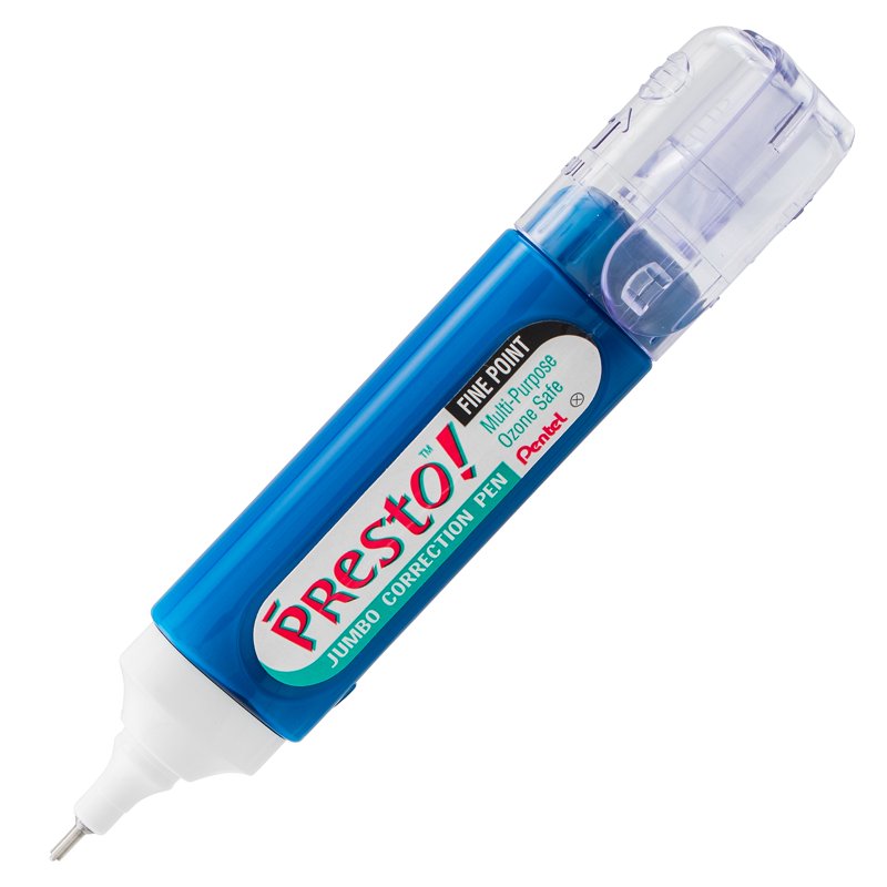 Correction Pen Fine Point Metal Tip 12ml Pack of 12 - Office Supplies