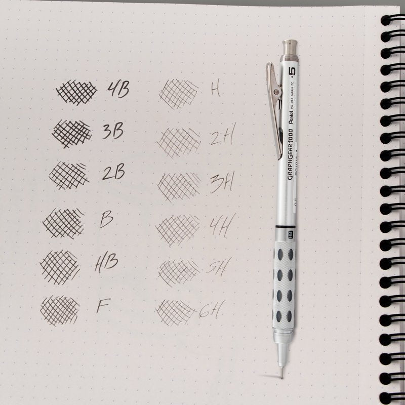 HB Pencil Lead Refills .5mm 12-Pack for Drawing & Writing - Long-Lasting