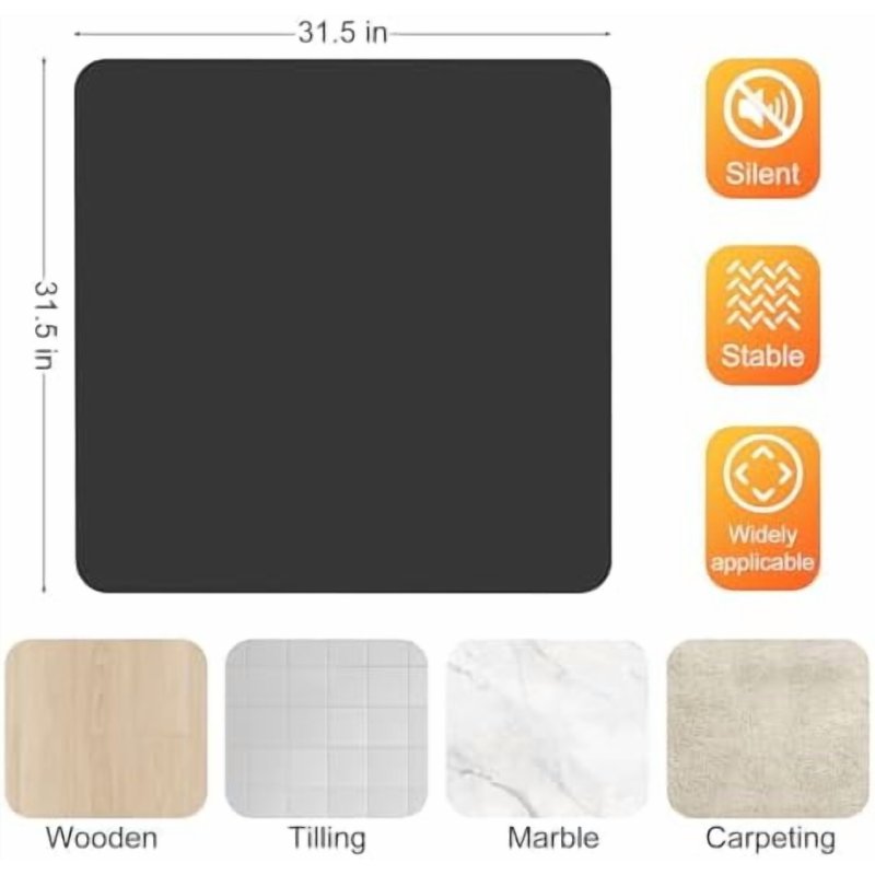 Non-Slip Recliner Chair Mat for Hardwood Floors - Protect & Stabilize