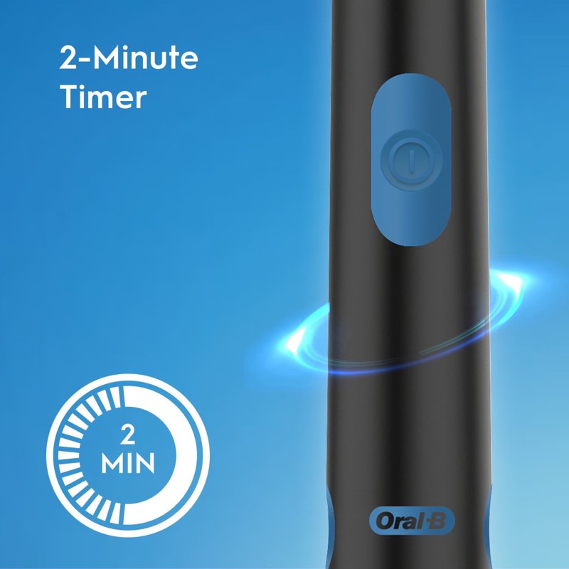 Electric Toothbrush Set with Replacement Head & Batteries - Black, Multi-pack