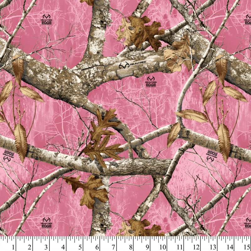 Camouflage Cotton Fabric by the Yard - Hunting & Outdoor Craft Material