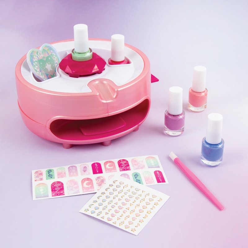 Kids Nail Art Kit with UV Nail Dryer - Complete At-Home Manicure Set for Tweens & Girls