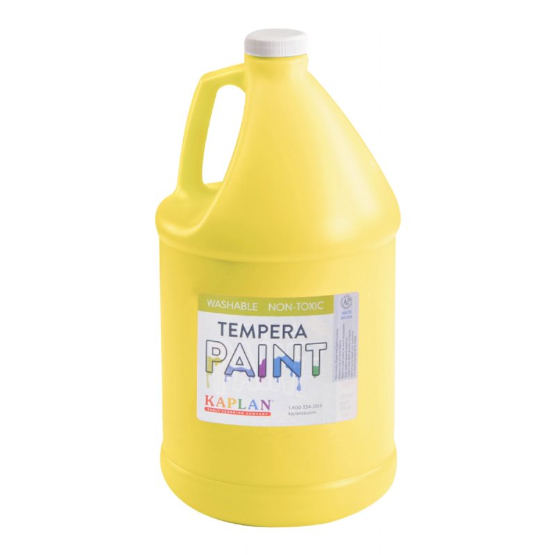 6-Gallon Set of Washable Tempera Paint for Kids & Classroom Art Projects