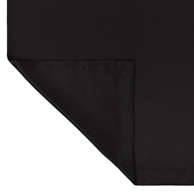 Eclipse Phoenix Blackout Curtain Panel Set of 2 - 37 x 84 in, Black