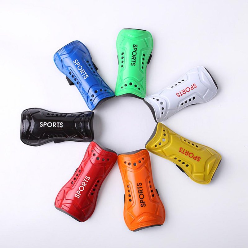 Adult Soccer Shin Guards with Straps - Breathable EVA/PP Protective Pads