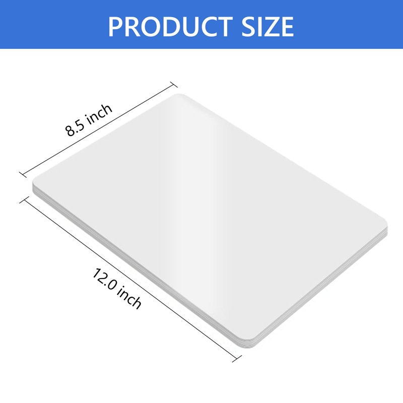 A4 Laminating Sheets 100 Pack 1.5 Mil Waterproof Clear Plastic for Photos & Documents