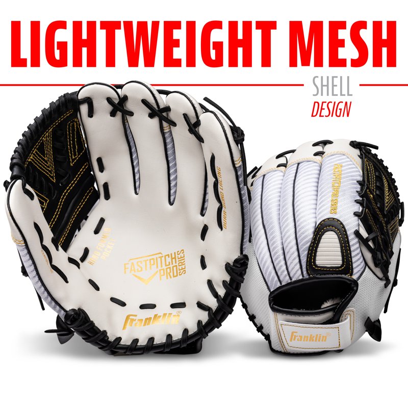 Fastpitch Softball Glove 11 Inch Right-Handed Fielding Mitt for Youth & Adults