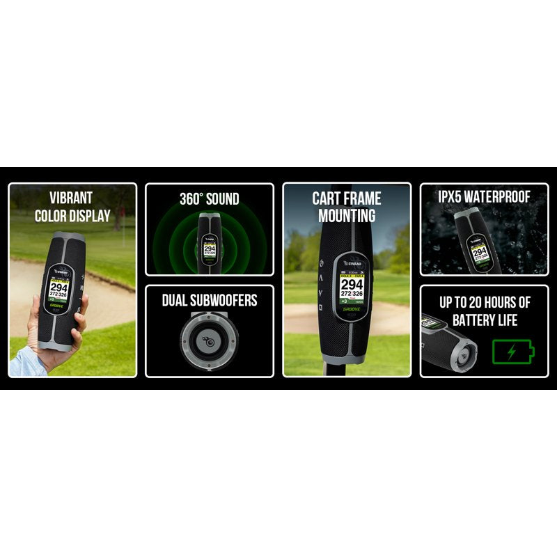 Izzo Golf Swami Groove GPS Speaker — No App or Subscription