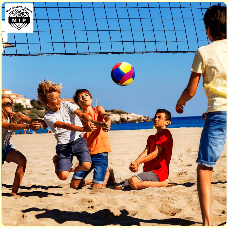 Indoor Volleyball for Kids & Adults - Soft, Padded Safe Play Ball