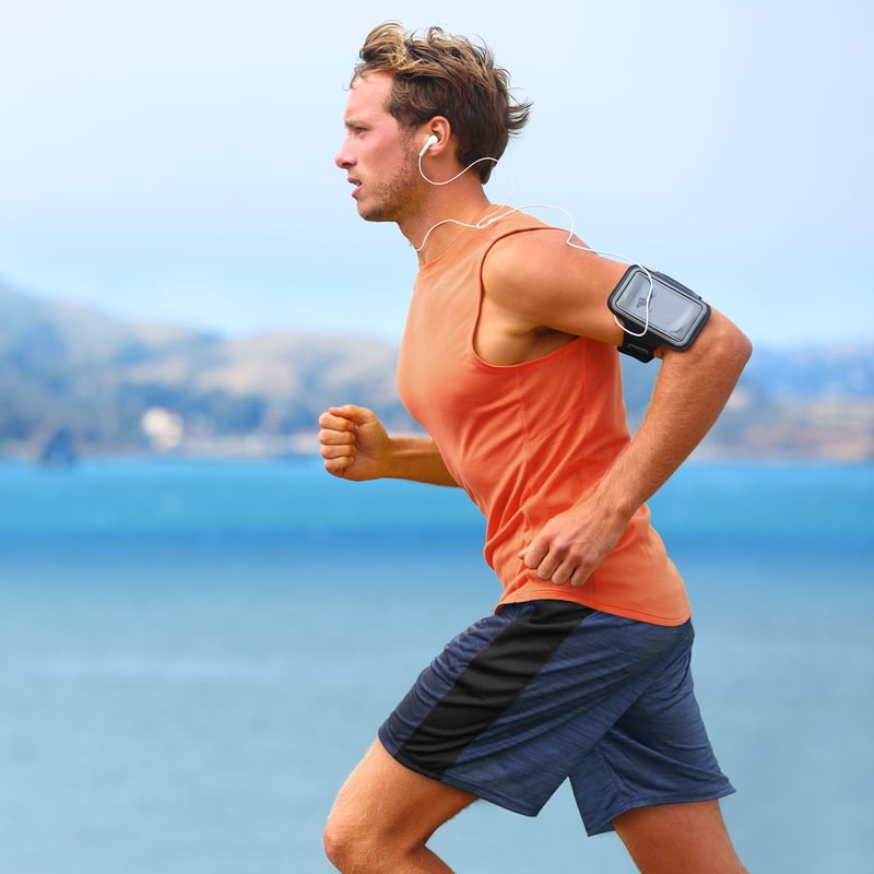 Men's Athletic Shorts Pack 5 - Workout, Running, Basketball, Gym, Training