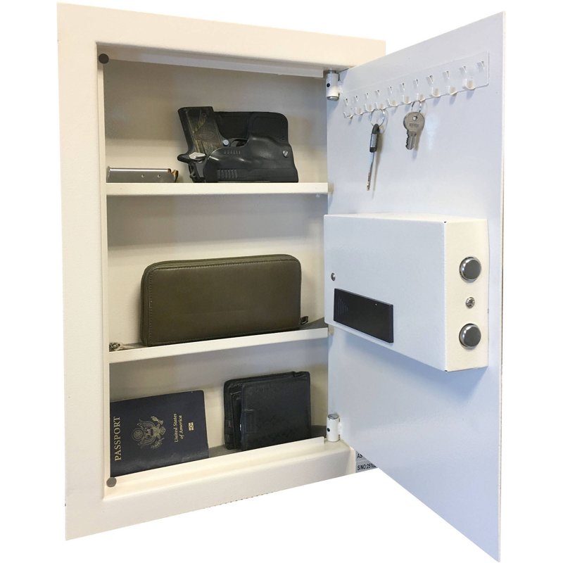 Wall Safe with Electronic Lock - Secure Valuables & Hidden Design