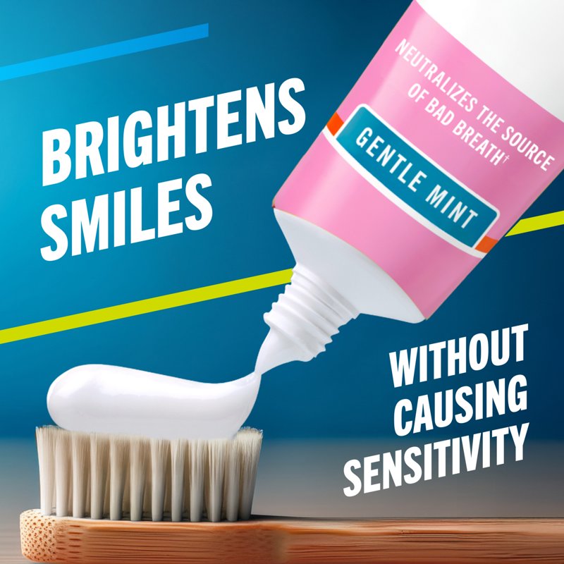 Sensitive Toothpaste with Fluoride & Natural Mint - 4 Oz, 2-Pack
