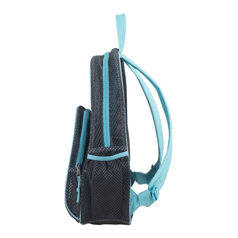 Mesh Backpack with Padded Shoulder Straps - Stylish Lightweight Travel Bag