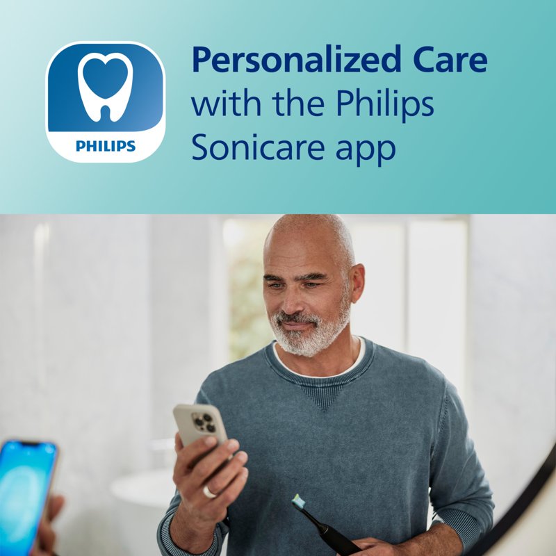 Electric Sonic Toothbrush with App and Multiple Modes - Rechargeable, Pressure Sensor, Brush Head Detection