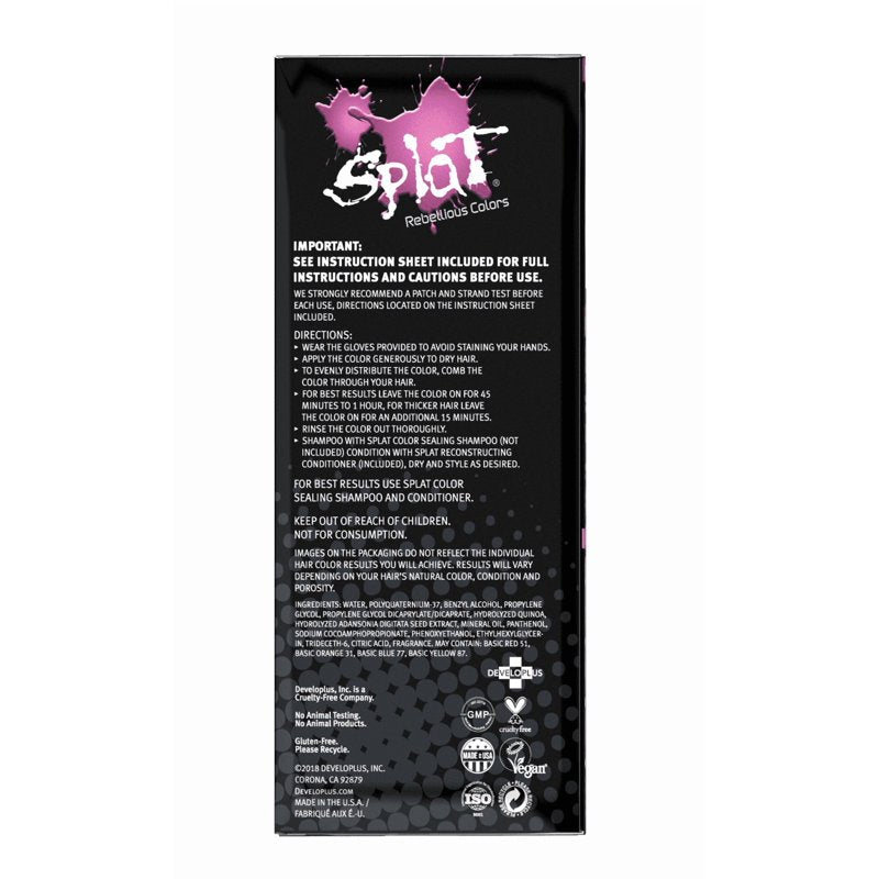 Semi-Permanent Pink Hair Dye Kit - All Shades, No Bleach Needed
