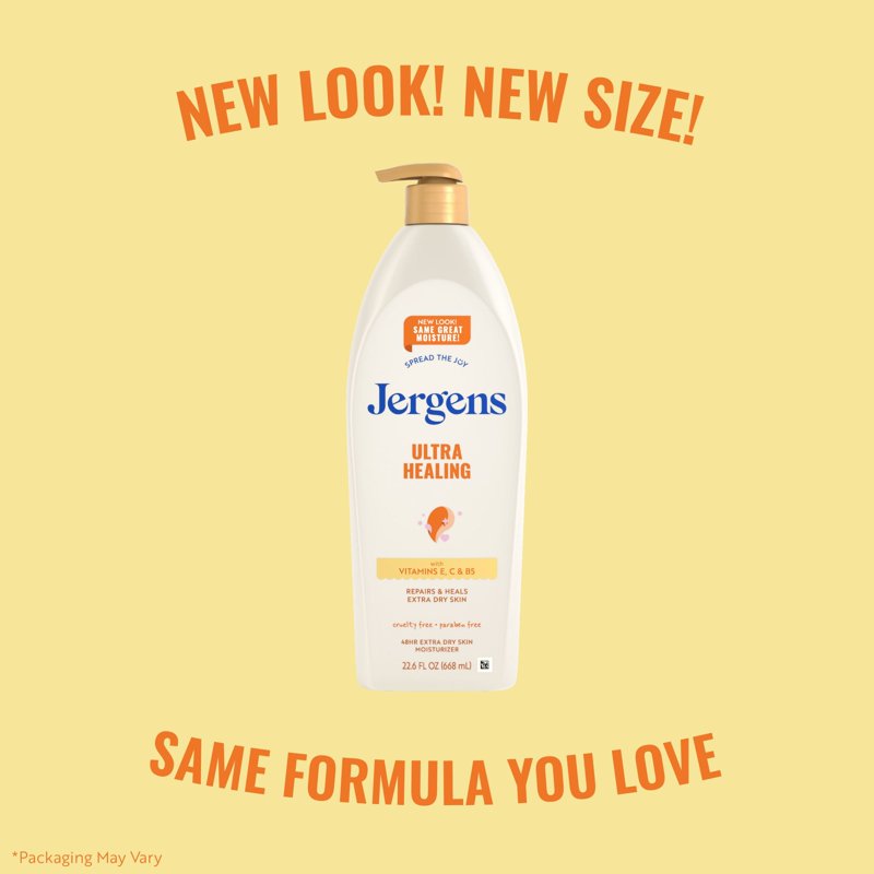 Jergens Ultra Healing Hand and Body Lotion - Dry Skin Moisturizer 22.6 fl oz