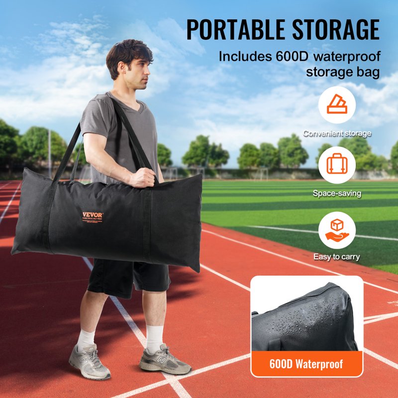 20x10 ft Baseball Softball Barrier Net - Portable Practice Backstop with Carry Bag