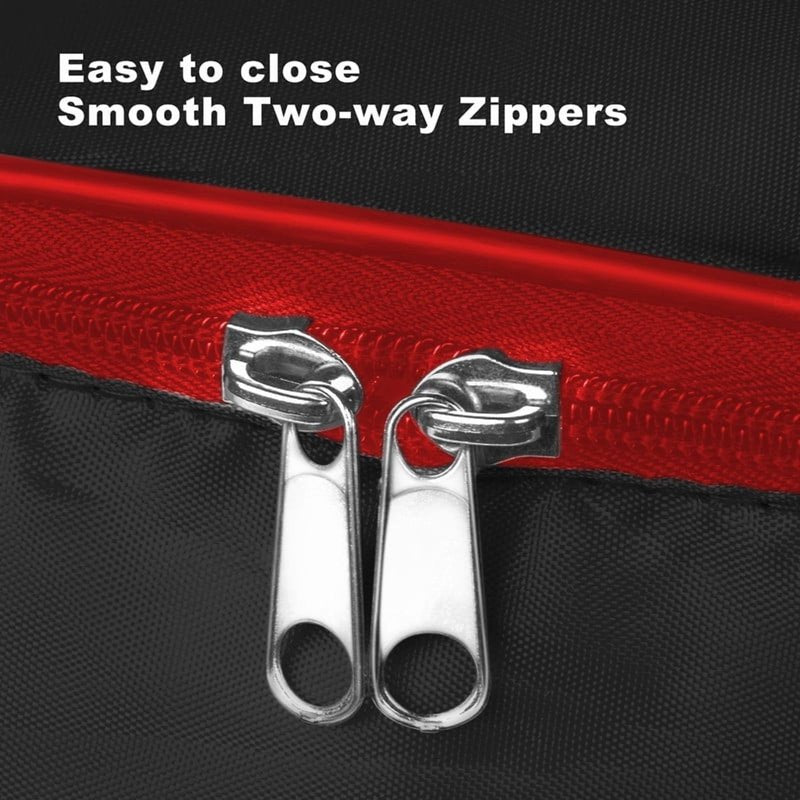 Heavy-Duty Christmas Wreath Storage Bag with Handles & Zippers - Seasonal Organizer