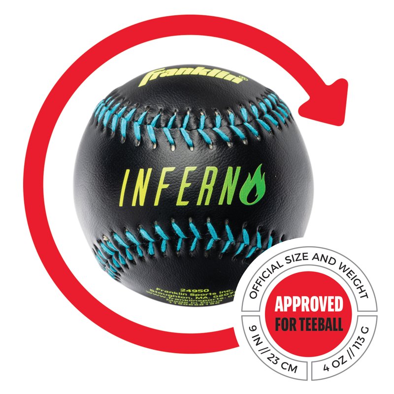 Kids Tee Ball Set with 25-Inch Bat Glove and Soft Ball - Youth Baseball Starter Kit