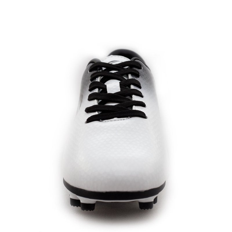 zephz Wide Traxx Soccer Cleat 13EE White/Black - EE Width
