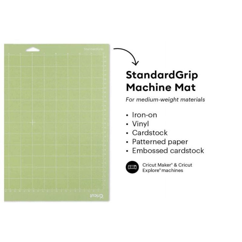 Cricut Cutting Mat Set - Reusable 12x12 Inches for Crafting and Vinyl