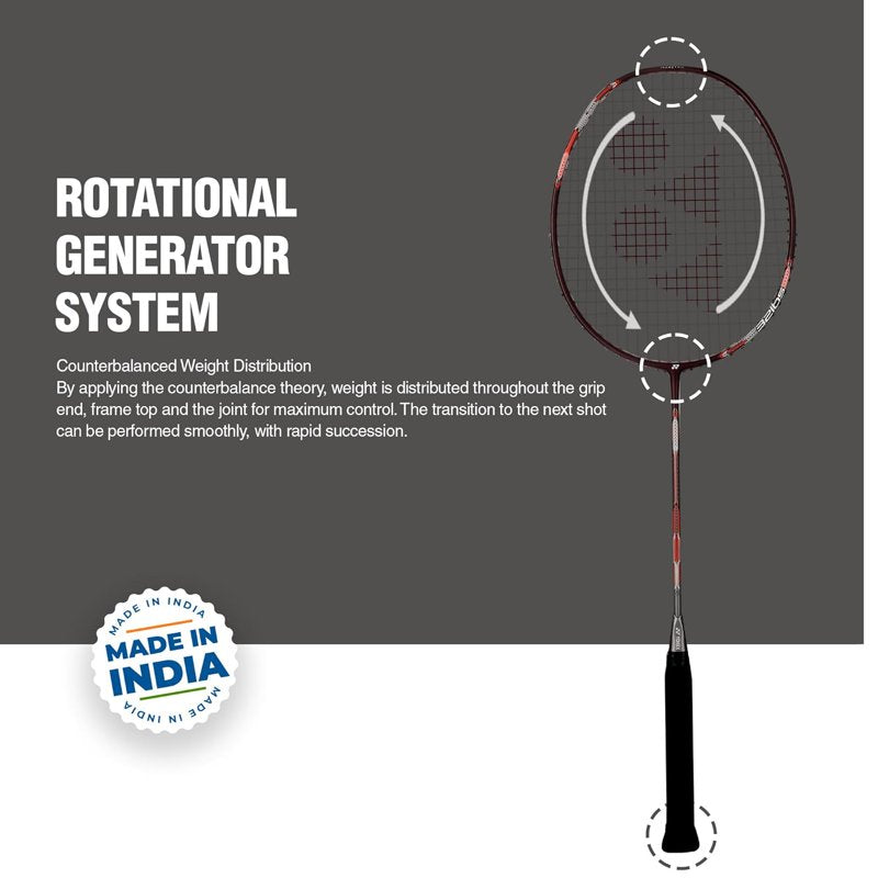 Yonex Astrox Attack 9 Badminton Racket Dark Purple G4 4U - High Performance Sports Equipment