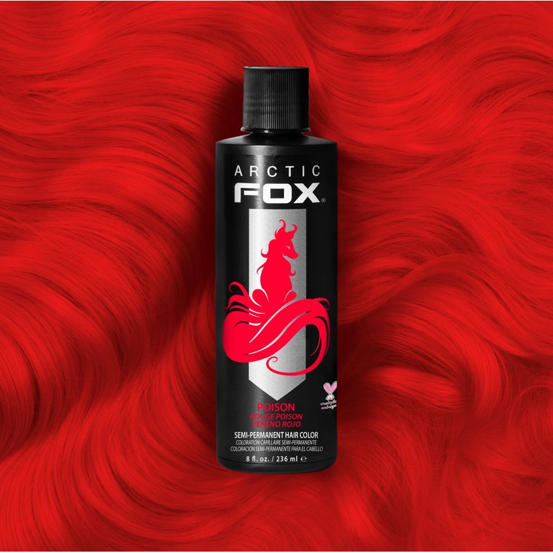 Vegan Cruelty-Free Semi-Permanent Hair Dye - Long Lasting, Vibrant Colors