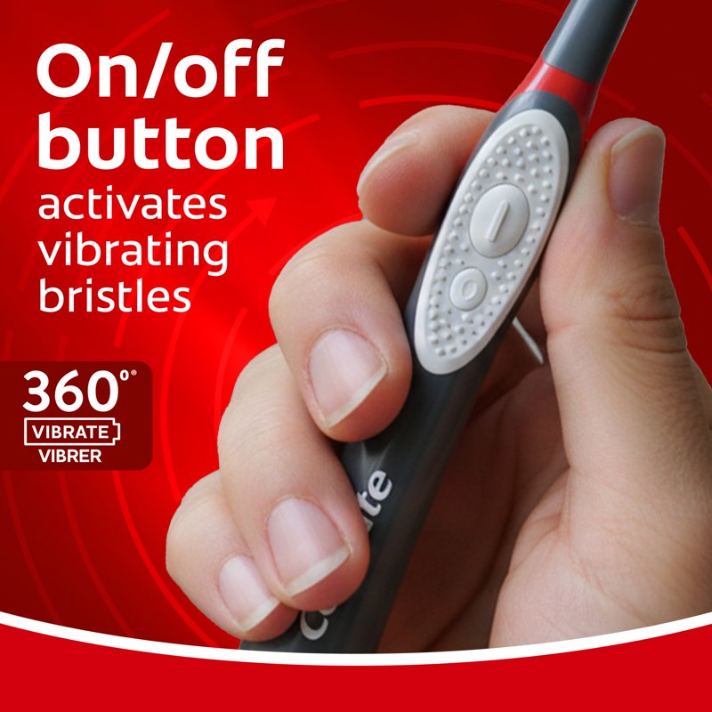Electric Toothbrush Pack - Whitening, Battery Powered, Medium Bristles