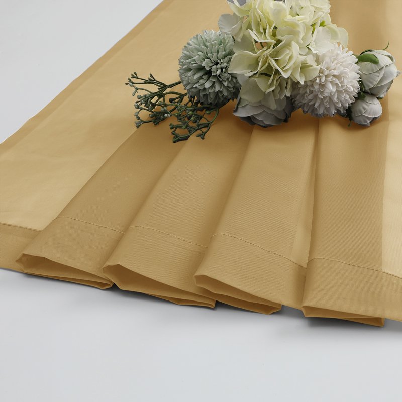 59x63 Inch Gold Sheer Curtain Panel - Extra Wide Light Filtering Voile Drapes, 2 Pack (Variation: 59x63-2PCS, Gold)
