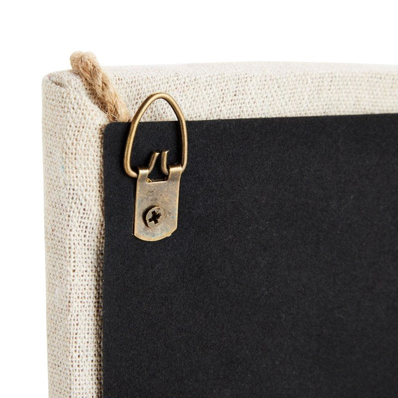 Rectangular Fabric Bulletin Board - 16x12 inch Wall Organizer for Photos & Notes - Farmhouse & Office Decor
