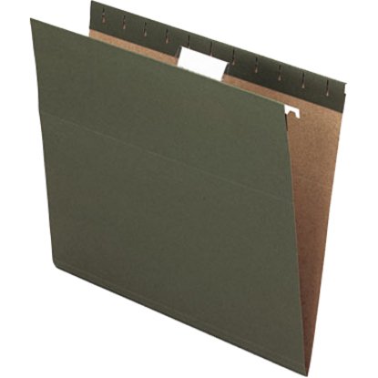 Recycled Hanging File Folders Letter Size Green 25 Pack - Office Organization