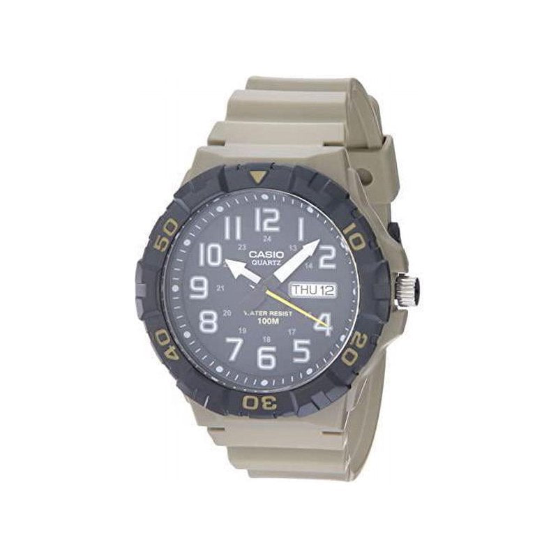 Men's Sport Analog Watch - Water-Resistant, Durable Resin Strap, Date & Time