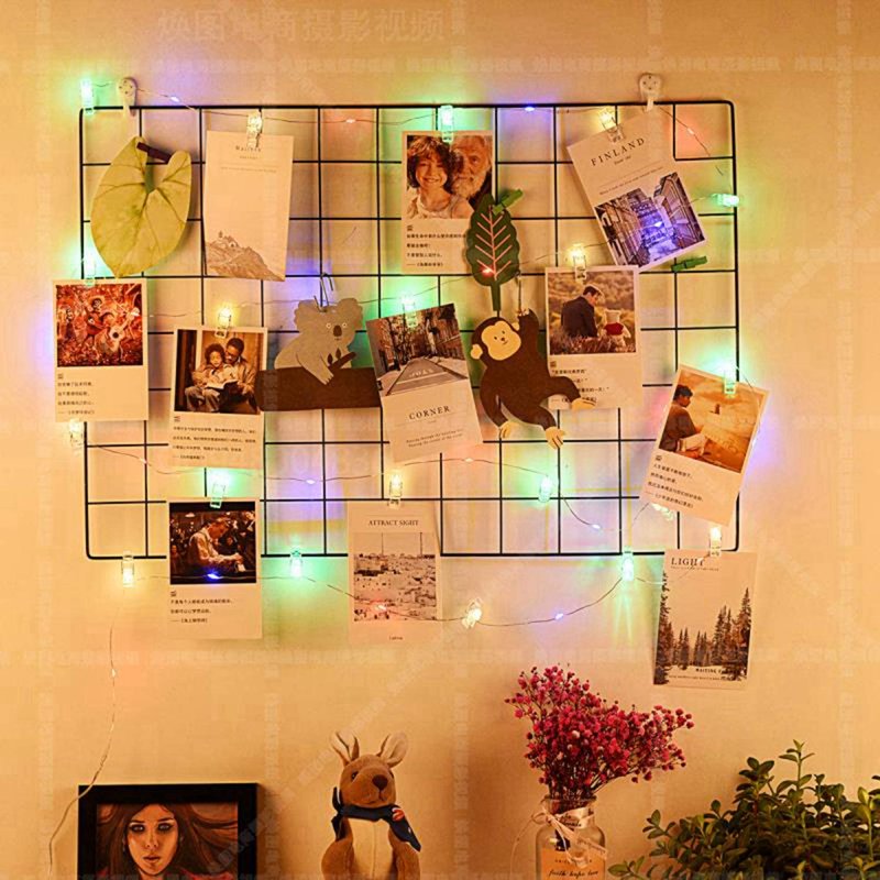 Photo Clip String Lights with 50 LED & USB Power - 33Ft Warm White Indoor & Outdoor Decor