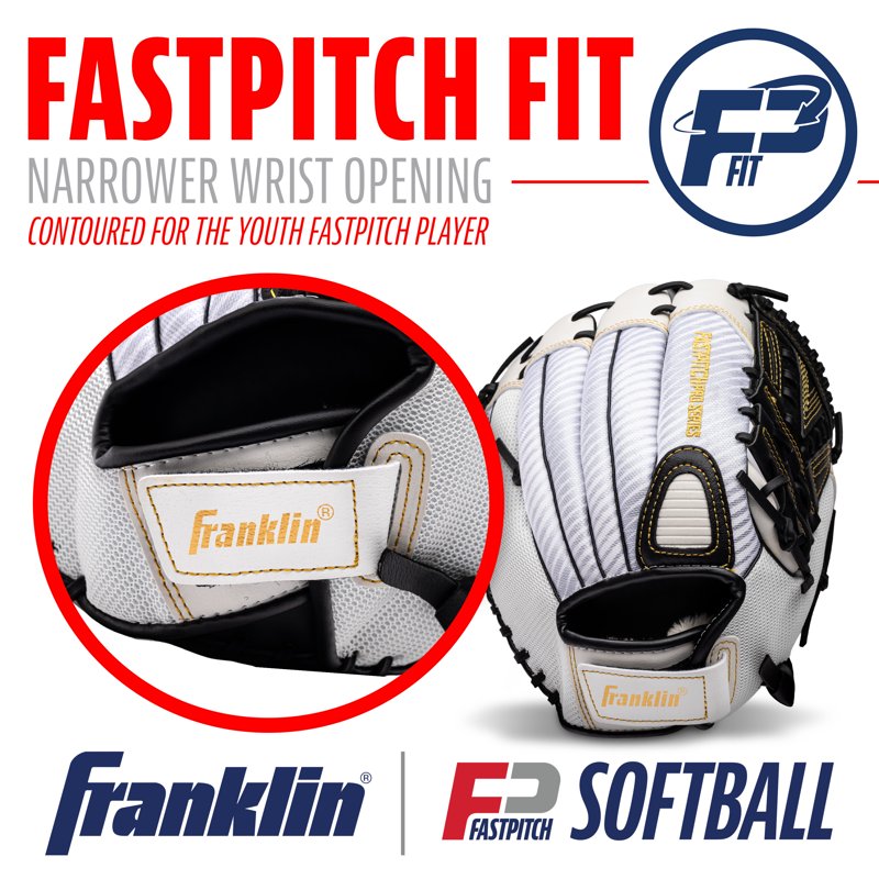 Fastpitch Softball Glove 11 Inch Right-Handed Fielding Mitt for Youth & Adults