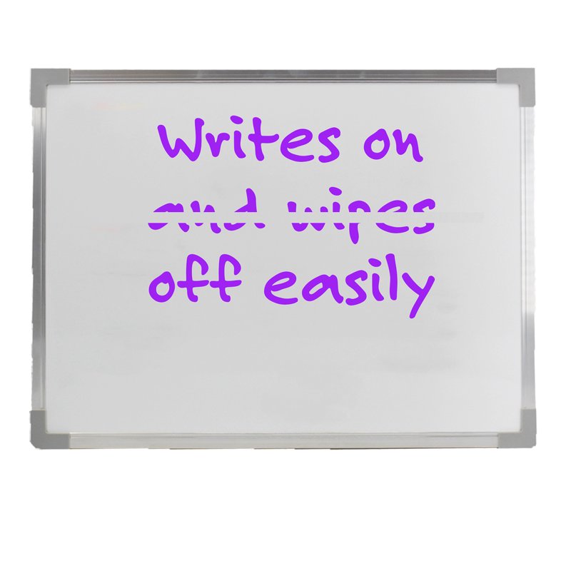 36x48 Inch Aluminum Framed Dry Erase Whiteboard for Office & Classroom