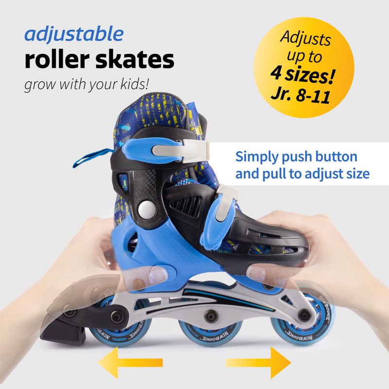 Adjustable Toddler Inline Skates for Kids - Durable & Comfortable Roller Blades