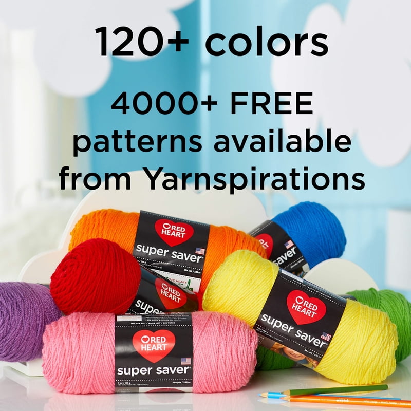Ombre Acrylic Yarn - Medium Weight, Gradient Colors, 4 Pack