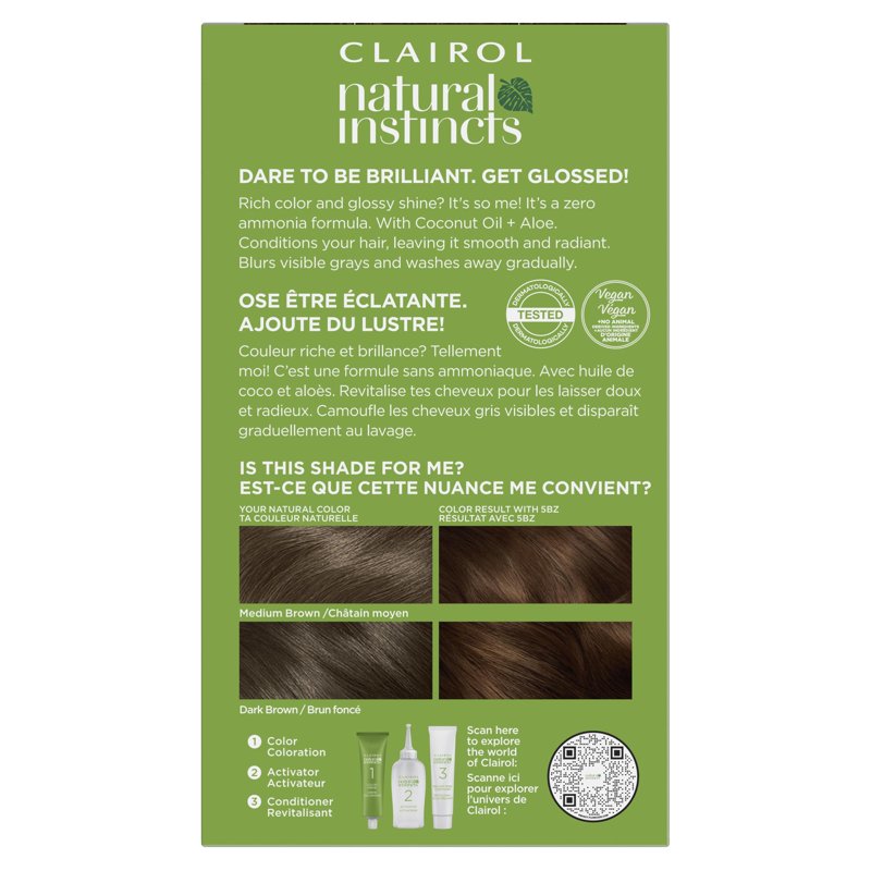 Demi-Permanent Hair Color Creme - Multiple Shades, Natural & Gentle Formula