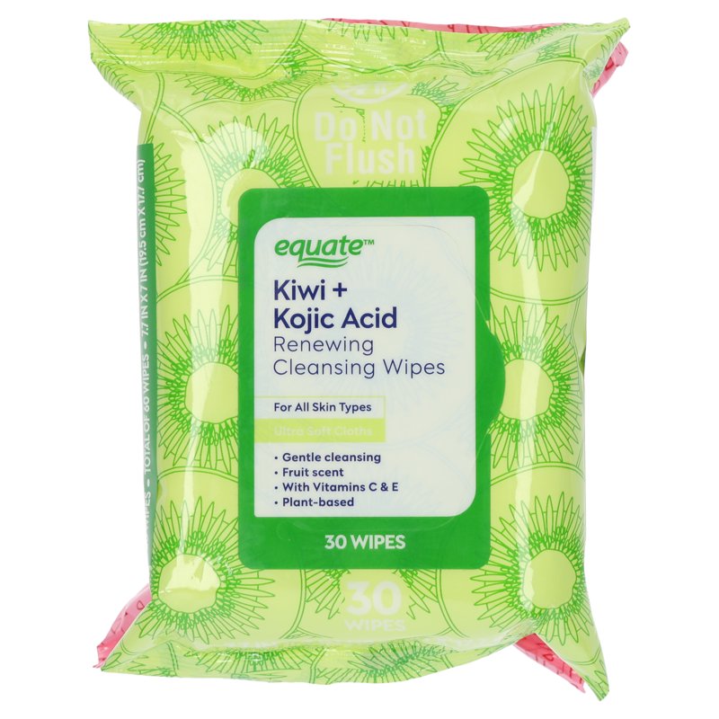 Hydrating Fruit-Scented Cleansing Wipes for All Skin Types - 60 Count