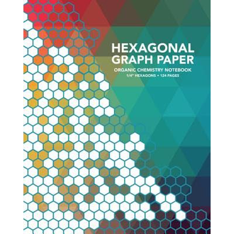 Hexagonal Graph Paper Notebook - 8x10in, 128 Pages for Chemistry & Crafts