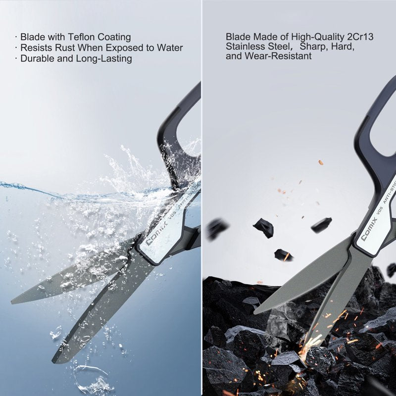 Craft Scissors 7-Inch Stainless Steel Ergonomic Handles