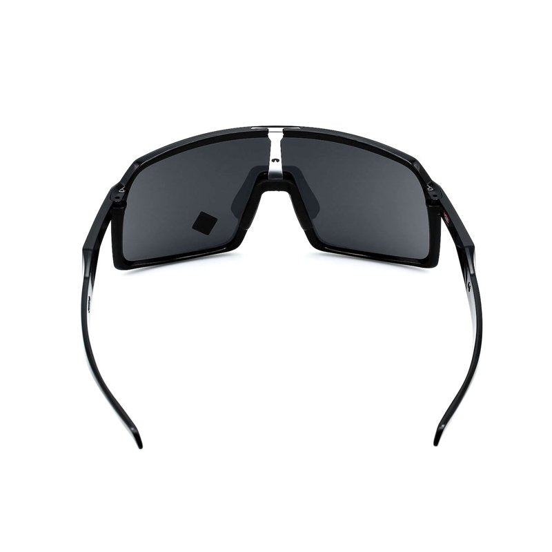 Unisex Shield Sunglasses with Prizm Black Lenses - Polished Black Frame