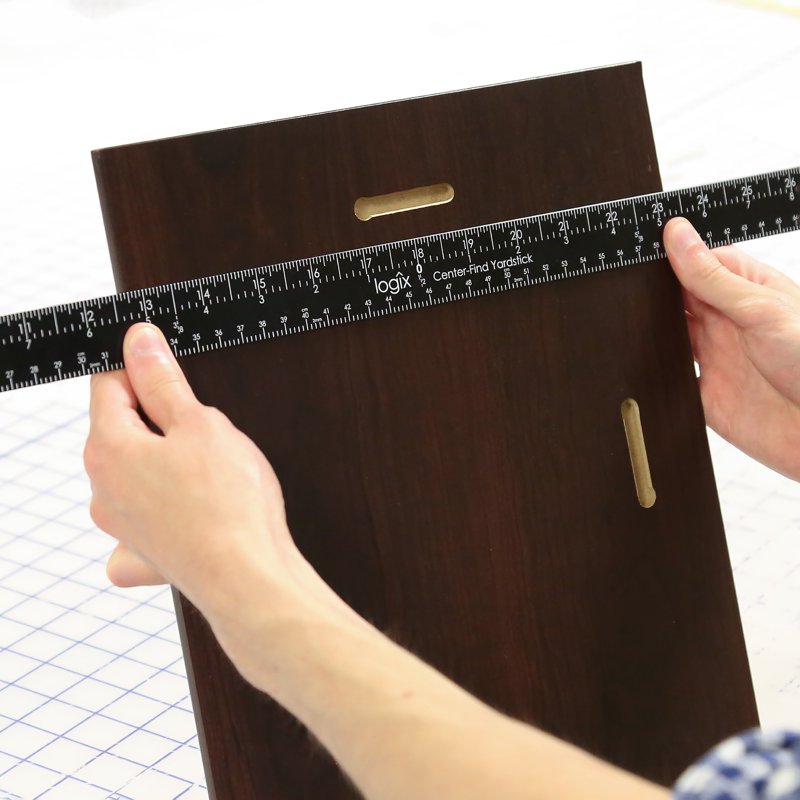 36-Inch Aluminum Ruler with Hang Hole - Measuring, Craft & Sewing Tool