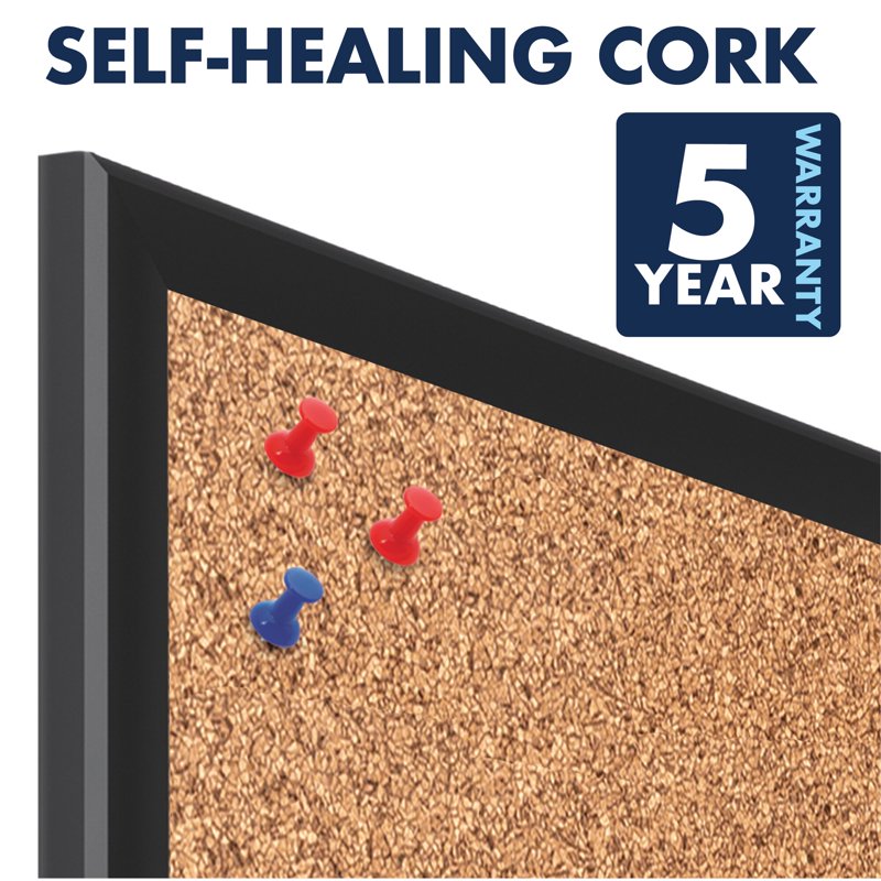18x24 Inch Cork Bulletin Board with Aluminum Frame - Office Display Board