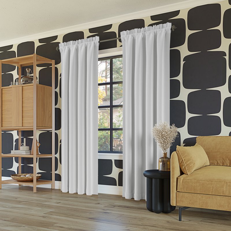 Blackout Curtain Panel - Thermal Insulated, Rod Pocket, 52x84 Inches
