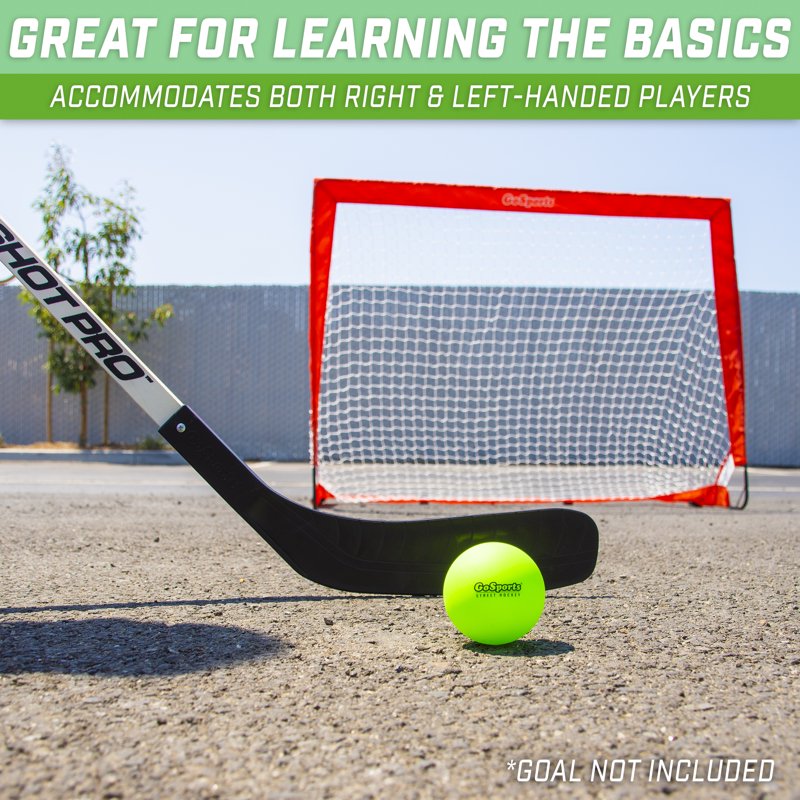 Street Hockey Wooden Sticks Set - Premium Durable Hockey Equipment for Kids & Adults