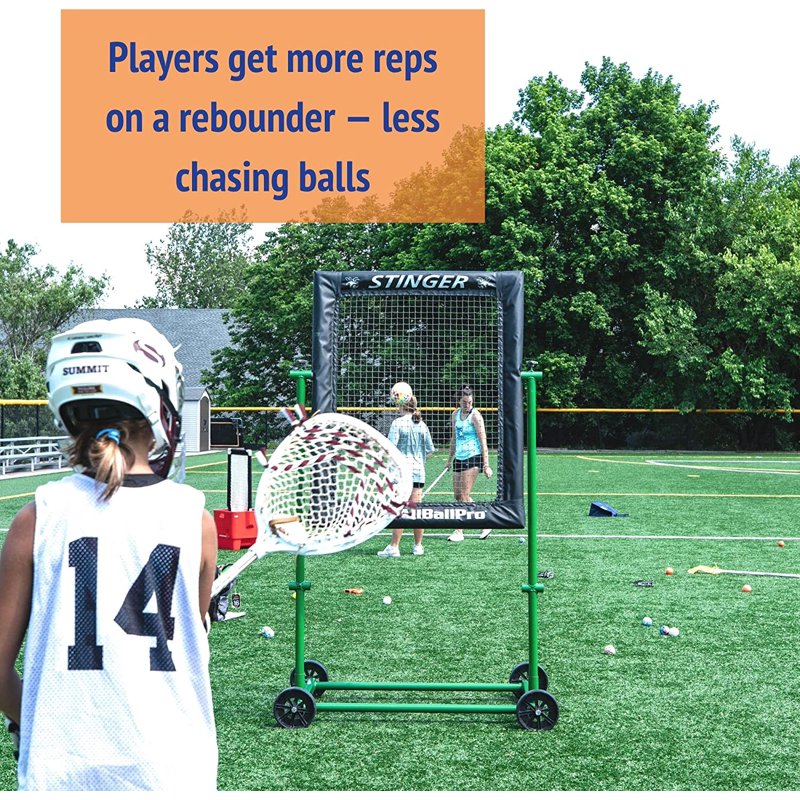 Weighted Lacrosse Training Ball - Soft Regulation Size & Weight, Tiger Orange