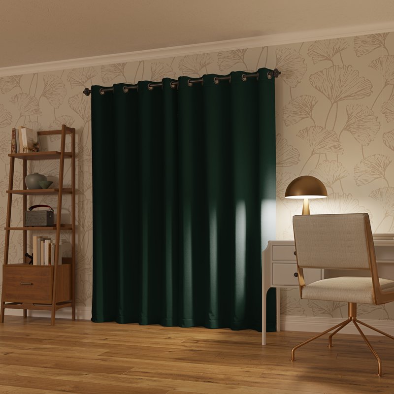 Blackout Grommet Curtain Panel Pair - Noise & Energy Saving Window Treatments