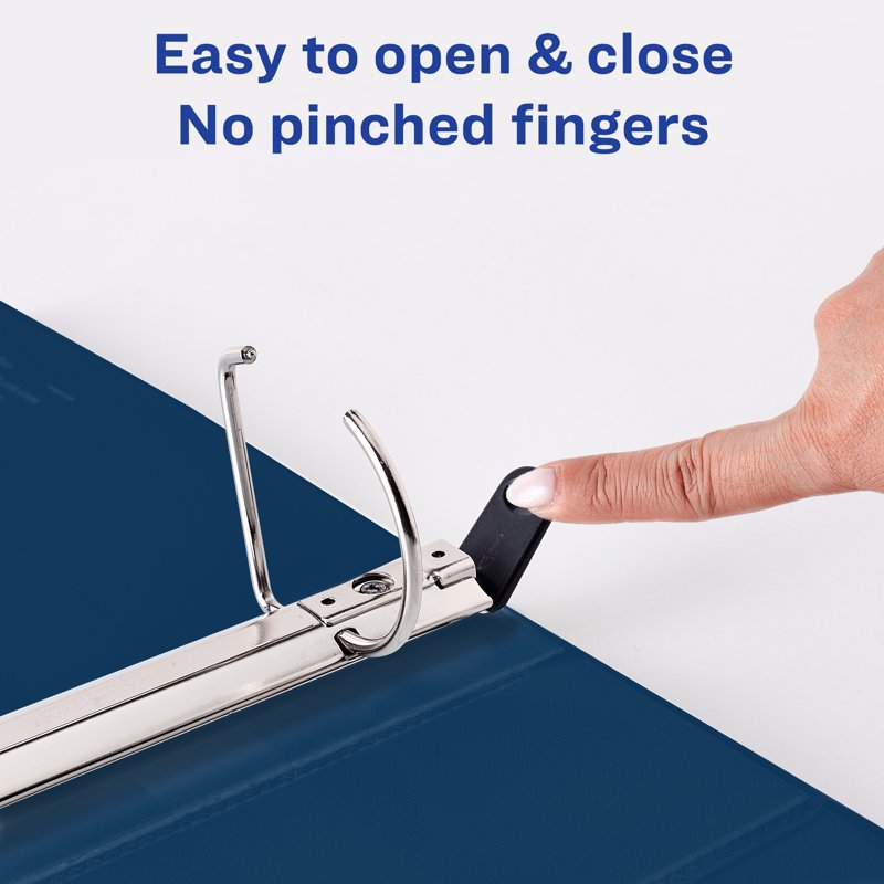 Heavy Duty View Binder with 2-Inch Slant Rings - Durable Office Organization